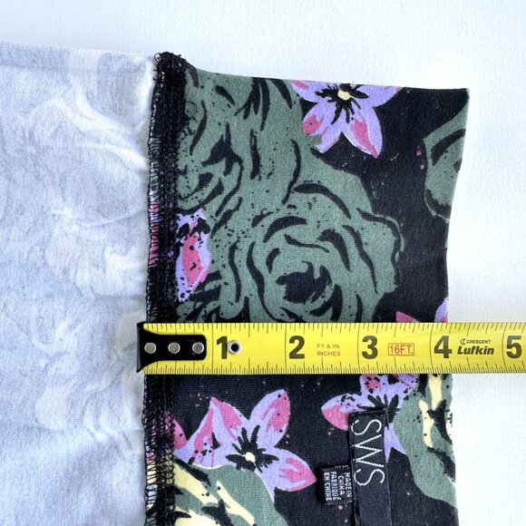 Black Floral Pencil Skirt - Picture 9 of 9